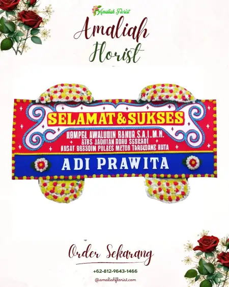 Papan Bunga Ucapan Selamat Astanaanyar
